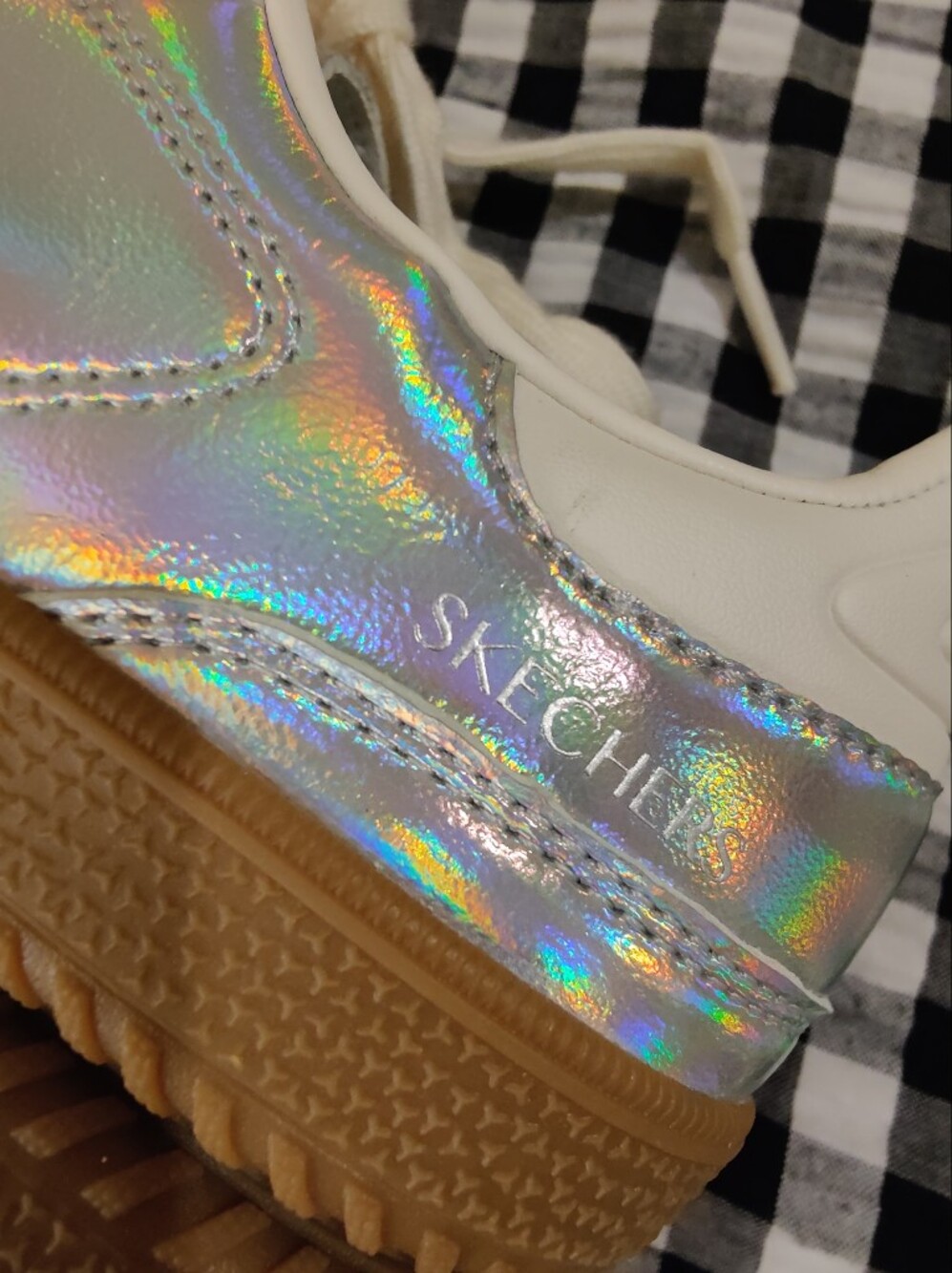 New Skechers Court Classics Hotshot-True Iridescence Women's Sneaker, Sz 8 - Picture 7 of 12
